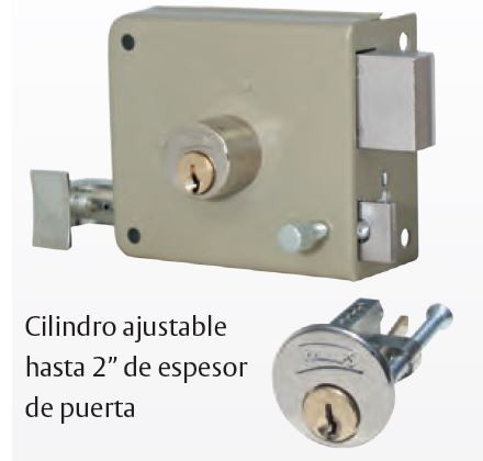 Cerrojo doble cilindro de alta seguridad 5349 Phillips México