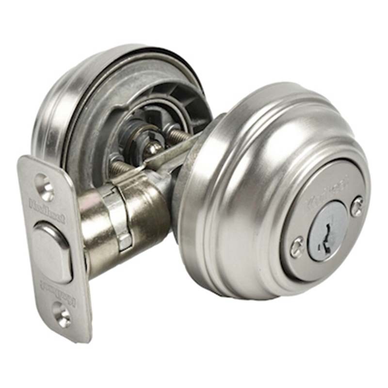 Cerrojo de seguridad de doble cilindro con llave, cerrojo de cilindro  ajustable de dos vías, cerradura de doble llave en ambos lados para puerta