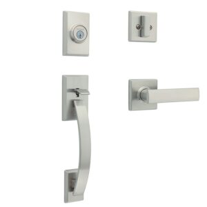 MANILLON TAVARIS / ENTRADA / LLAVE-MARIPOSA / NIQUEL SATINADO / KWIKSET