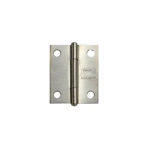 BISAGRA 2" X 1-5/8" PHILLIPS 120 PARA MUEBLE PERNO REMACHADO 51MM / LATÓN / ACERO PULIDO