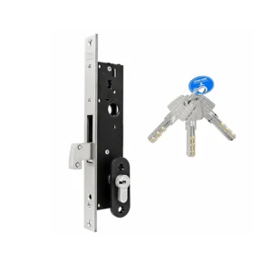 CERRADURA 2241G / GANCHO / CIL. T5 / SATINADA / TESA
