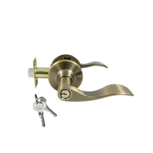 CERRADURA AQUA / MANIJA / BAÑO / RECAMARA / NIQUEL S. / LATON ANTIGUO / YALE