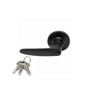 CERRADURA CANCUN / MANIJA / RECAMARA / BAÑO / ALUMINIO-NEGRO / ETC