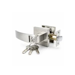 CERRADURA MONACO / MANIJA / ENTRADA / RECAMARA / BAÑO / NIQUEL SATINADO / ETC