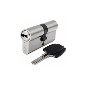 CILINDRO TX80 / INVIOLABLE / MAXIMA SEGURIDAD / LLAVE INCOPIABLE / 60mm / NIQUEL / LATON / TESA
