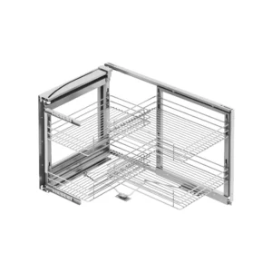 ESQUINERO MÁGICO PARA GABINETES EN ESQUINA / CON CIERRE SUAVE / HÄFELE