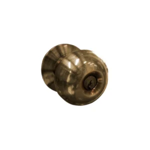 CERRADURA PERILLA AUSTRAL SATÉLITE LATÓN ANTIGUO / RECÁMARA / BAÑO