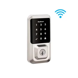 CERRADURA DIGITAL HALO TOUCHSCREEN KWIKSET NEGRO MATE / NIQUEL SATINADO