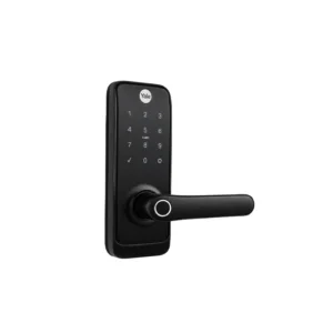 CERRADURA DIGITAL YMC300 / MANIJA / +KIT HUB / NEGRO MATE / YALE