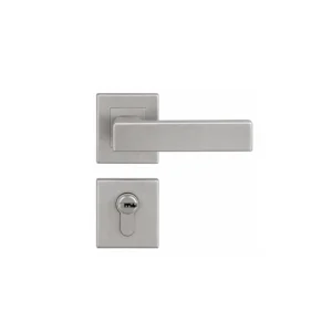 CERRADURA ROSETA FORTALEZA / ENTRADA / RECAMARA / BAÑO / ACERO INOXIDABLE / TOVER