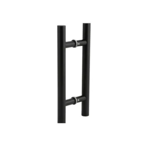 JALADERA "H" ACERO INOXIDABLE NEGRO 25MM-DX18C.CX30L / 25MM-DX27.5C.CX45L / 32MM-DX45C.CX65L  / 32MM-DX60C.CX80L / 38MM-DX80C.CX1.20L / DEXTER - HANDY HOME