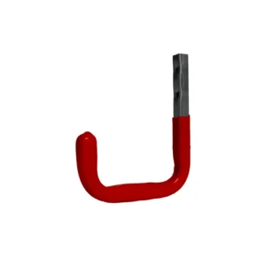 GANCHO ACERO GALVANIZADO ALFER CON ENGOMADO ROJO 115X140MM
