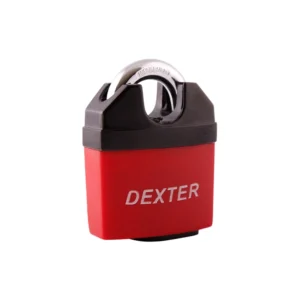 CANDADO ACORAZADO GANCHO ROJO 50mm / 65mm / DEXTER - HANDY HOME