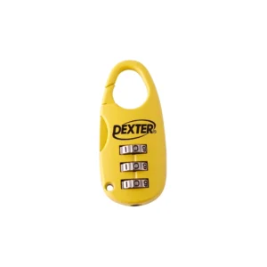 CANDADO DE COMBINACION MALETERO 25mm AMARILLO / DEXTER -  HANDY HOME