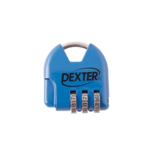 CANDADO DE COMBINACION MALETERO 36mm AZUL / DEXTER -  HANDY HOME