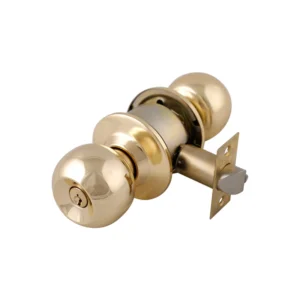 CERRADURA BARZA CILINDRO PARA RECAMARA / BAÑO /  LATON BRILLANTE / LATON ANTIGUO / ACERO INOXIDABLE / DEXTER - HANDY HOME