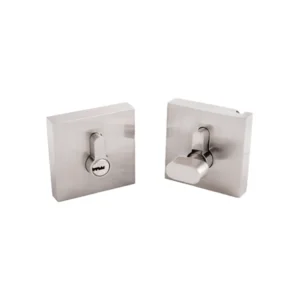 CERROJO DELUXE "Q" ALTA SEGURIDAD NIQUEL SATINADO / LLAVE-LLAVE / LLAVE-MARIPOSA / DEXTER - HANDY HOME