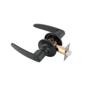 CERRADURA MANIJA GRANITO NEGRO MATE PARA BAÑO / RECAMARA / DEXTER - HANDY HOME