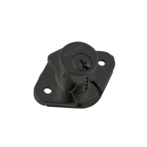 CERRADURA OVAL PARA CAJON NEGRO MATE / TECLAS / PERNOS / DEXTER  - HANDY HOME
