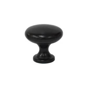 JALADERA DE BOTON PRAGA ZINC 29.5X27.5mm / NEGRO MATE / DEXTER - HANDY HOME