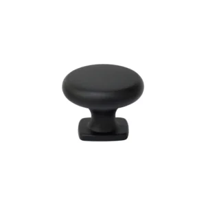 JALADERA DE BOTON OXFORD ZINC / 34x26mm / NEGRO MATE / DEXTER - HANDY HOME