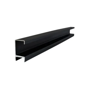 PERFIL HH JALADERA "COT" DE PRESION / 16mm x 3m / ALUMINIO NEGRO / DEXTER - HANDY HOME