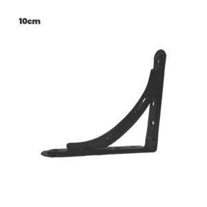 MENSULA ENTREPAÑO #6 / 10cm / 15cm / 20cm / 25cm / 30cm / NEGRO