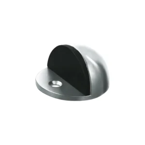 TOPE DE PISO 1/2 LUNA CROMO PERLA