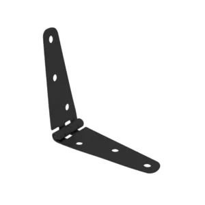 BISAGRA DOS COLAS / 3″ / PLATA / NEGRO MATE